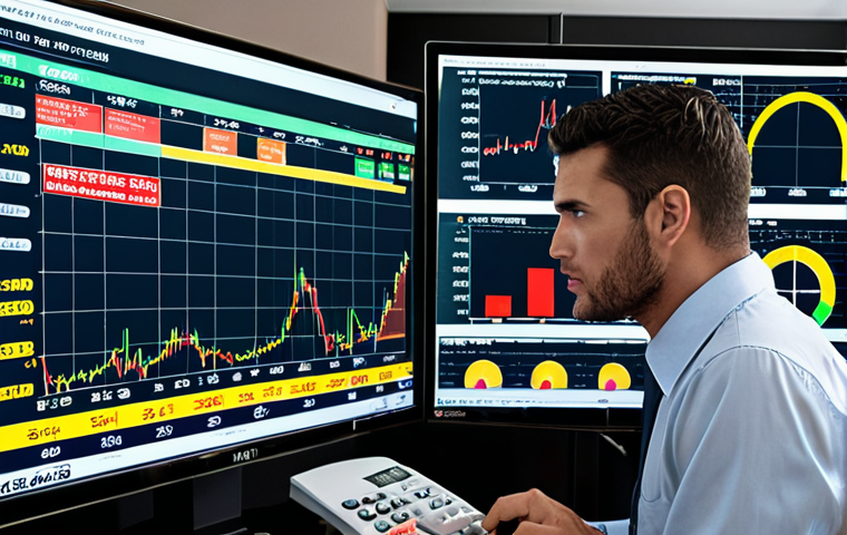 **

A modern financial office setting. A determined financial analyst is reviewing a dynamic currency exchange rate chart on a large monitor. The chart displays fluctuating values of Brazilian Real (BRL) against the US Dollar. The analyst is strategically placing markers on the chart, indicating hedging strategies, while advanced AI-powered software analyzes market trends in the background, visualizing the importance of risk mitigation and the use of financial instruments like currency futures. The overall feel is professional and cutting-edge.

**