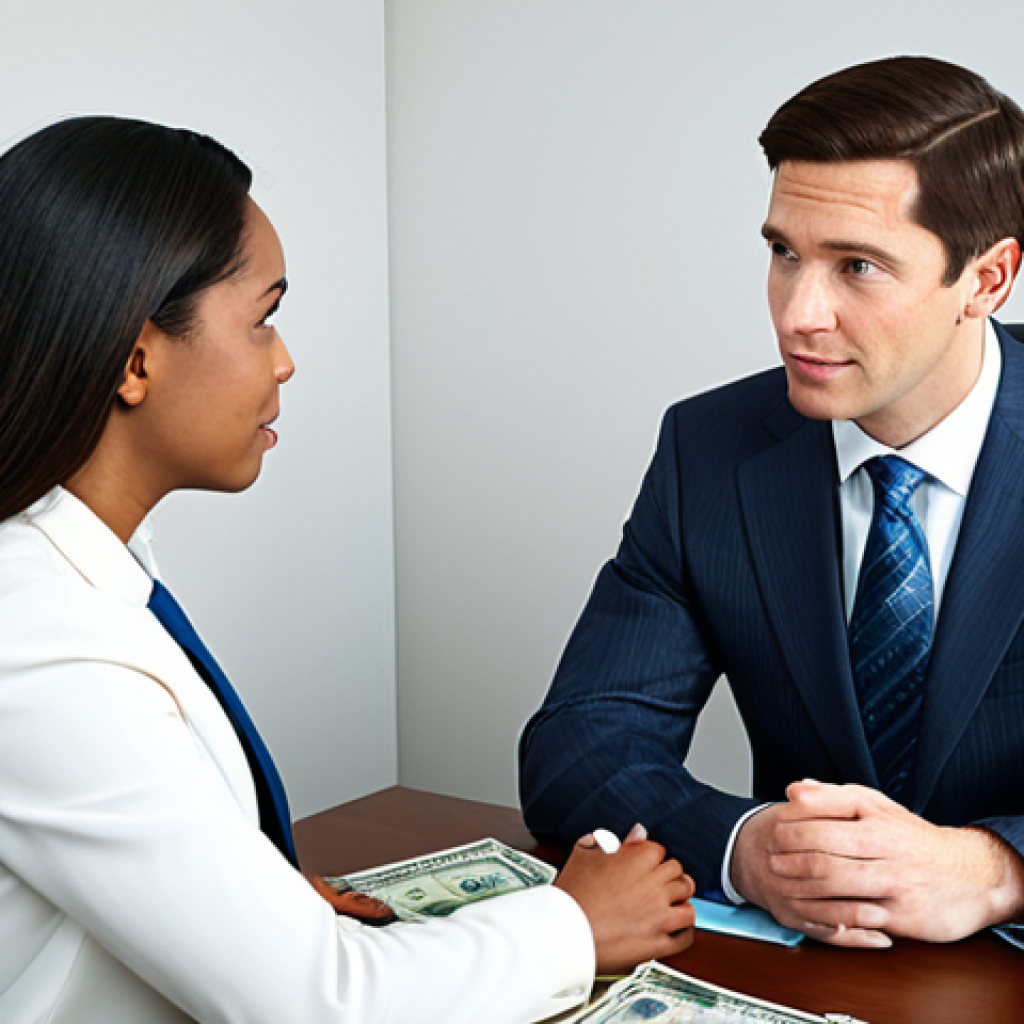 외환관리사와 외환 위험 분석 - "A financial consultant in a professional office setting, advising a client on currency diversificat...