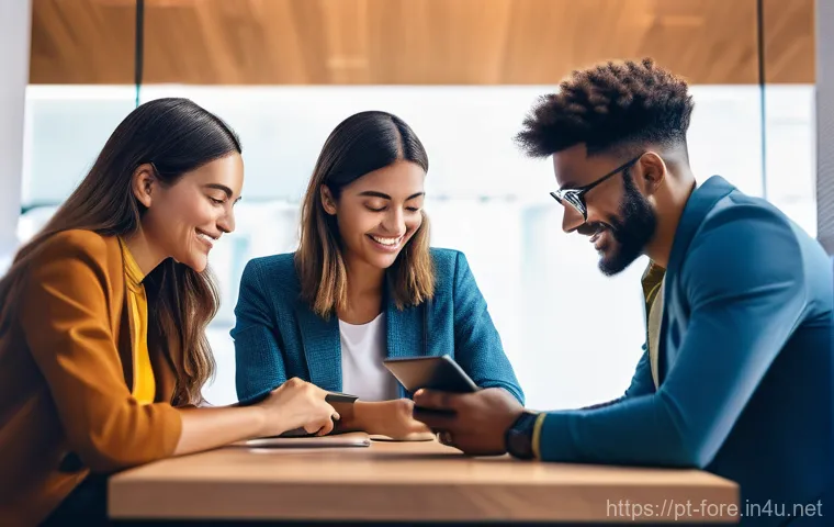 외환관리사와 외환 관리 혁신 연구 - A focused Brazilian woman in her late 20s or early 30s, dressed in smart casual clothing, sits at a ...