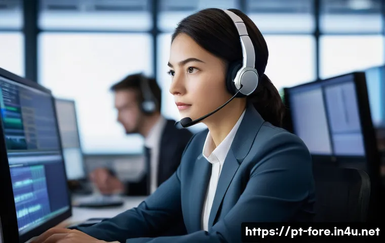 외환관리사 자격증과 외환딜러 비교 - **Prompt: "A dynamic and focused female currency operator in her late 20s, wearing a sharp business ...